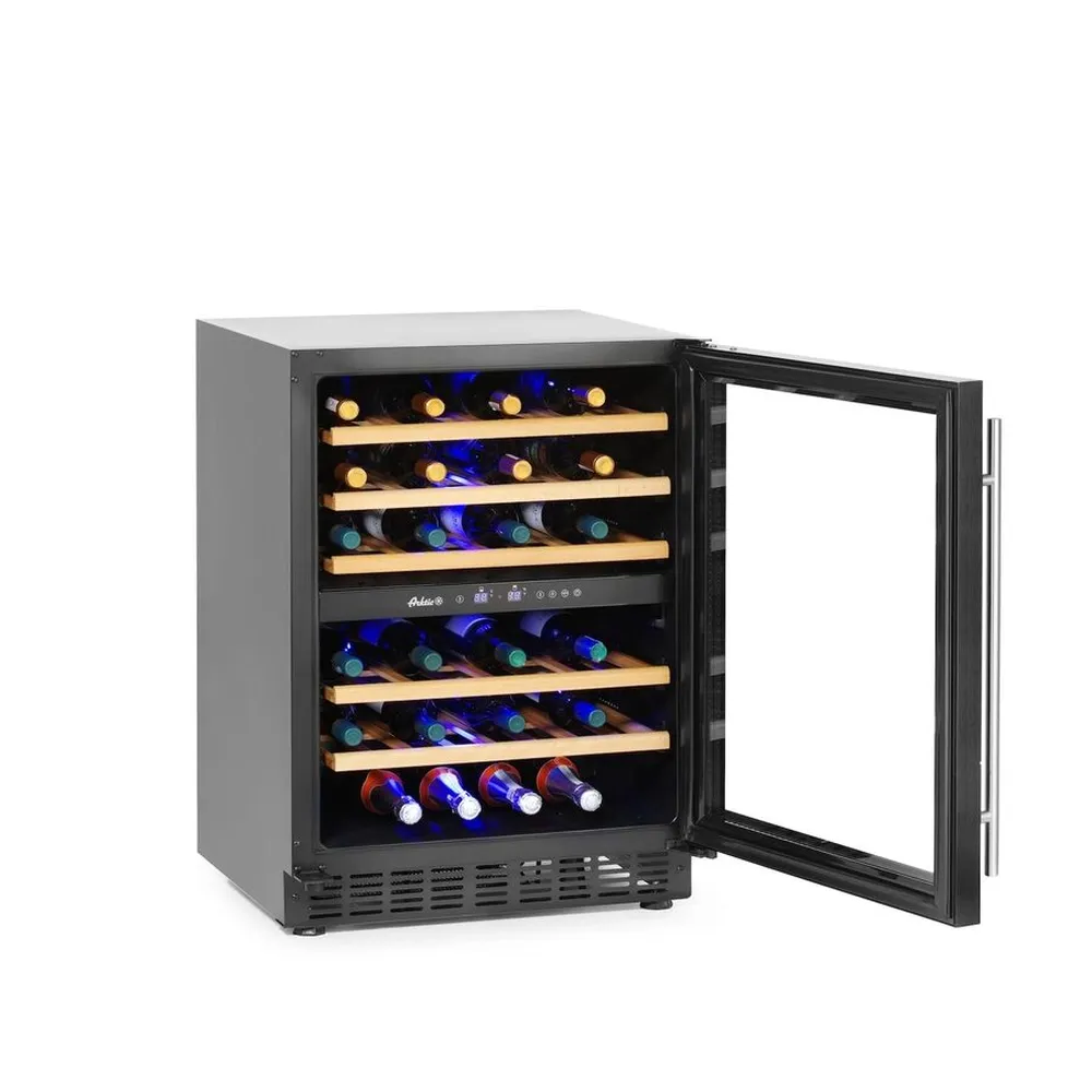 Frigidere bar - Racitor vin 46 sticle, 2 zone, 133L, 59x58x82cm