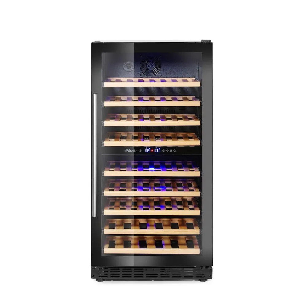 Frigidere bar - Racitor vin 72 sticle, 2 zone, 232L, 59x60x122cm