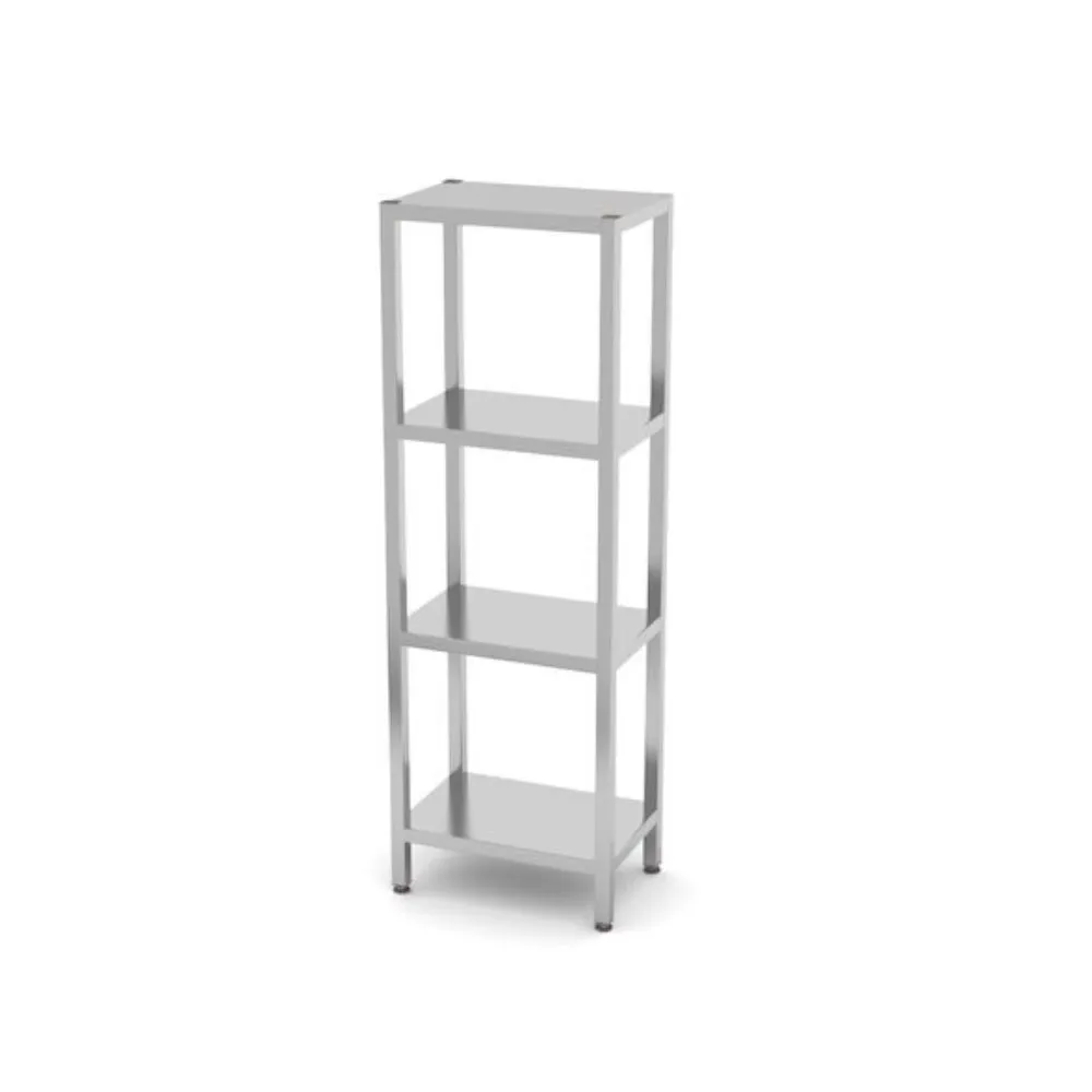 Rastele inox depozitare - Raft 4 polite Kitchen Line, inox, 600x400x1800mm