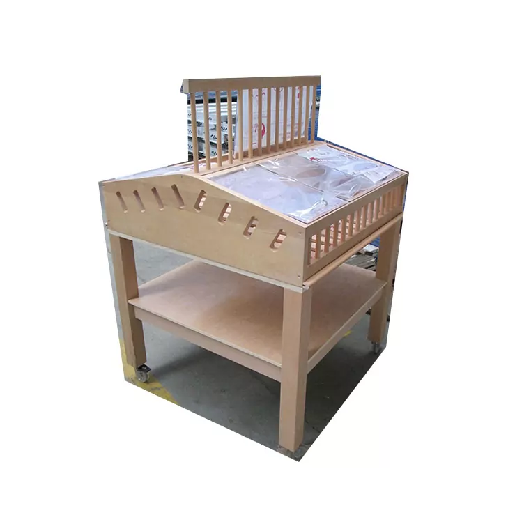 Mobilier pentru magazine - Raft expunere paine, cu capac 124cm