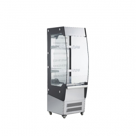 Vitrine frigorifice verticale - Raft frigorific inox, 180 litri, +2+10°C