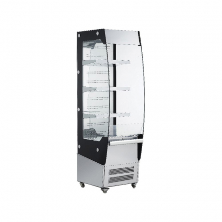 Vitrine frigorifice verticale - Raft frigorific inox, 220 litri, +2+10°C