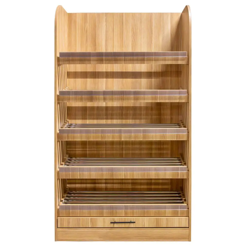 Raft legume-fructe 200cm, stejar american [3]