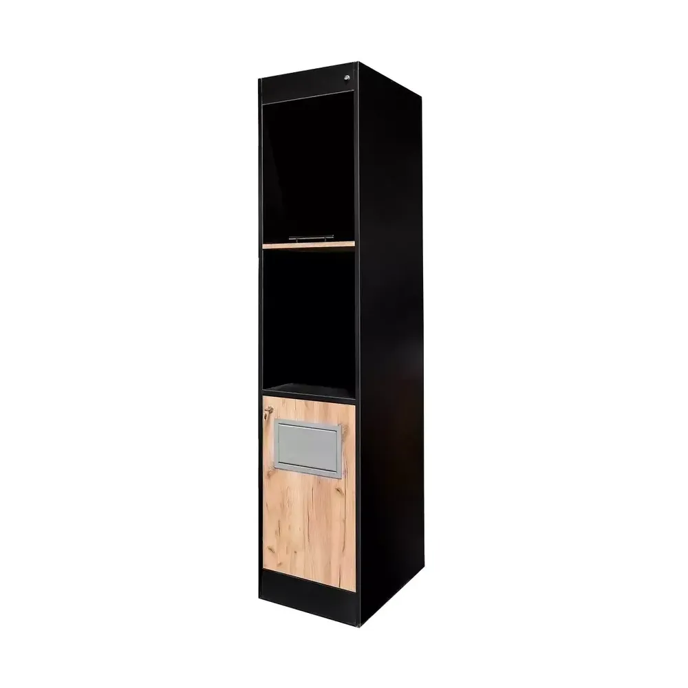 Mobilier pentru magazine - Raft paine modul accesorii 205cm, negru
