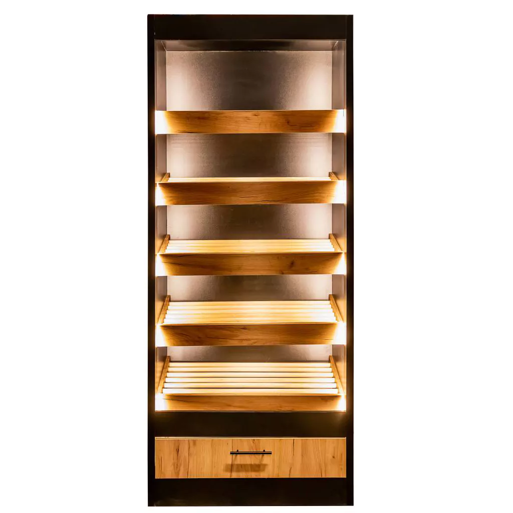 Raft paine modul deschis 205/60cm, stejar kraft [2]