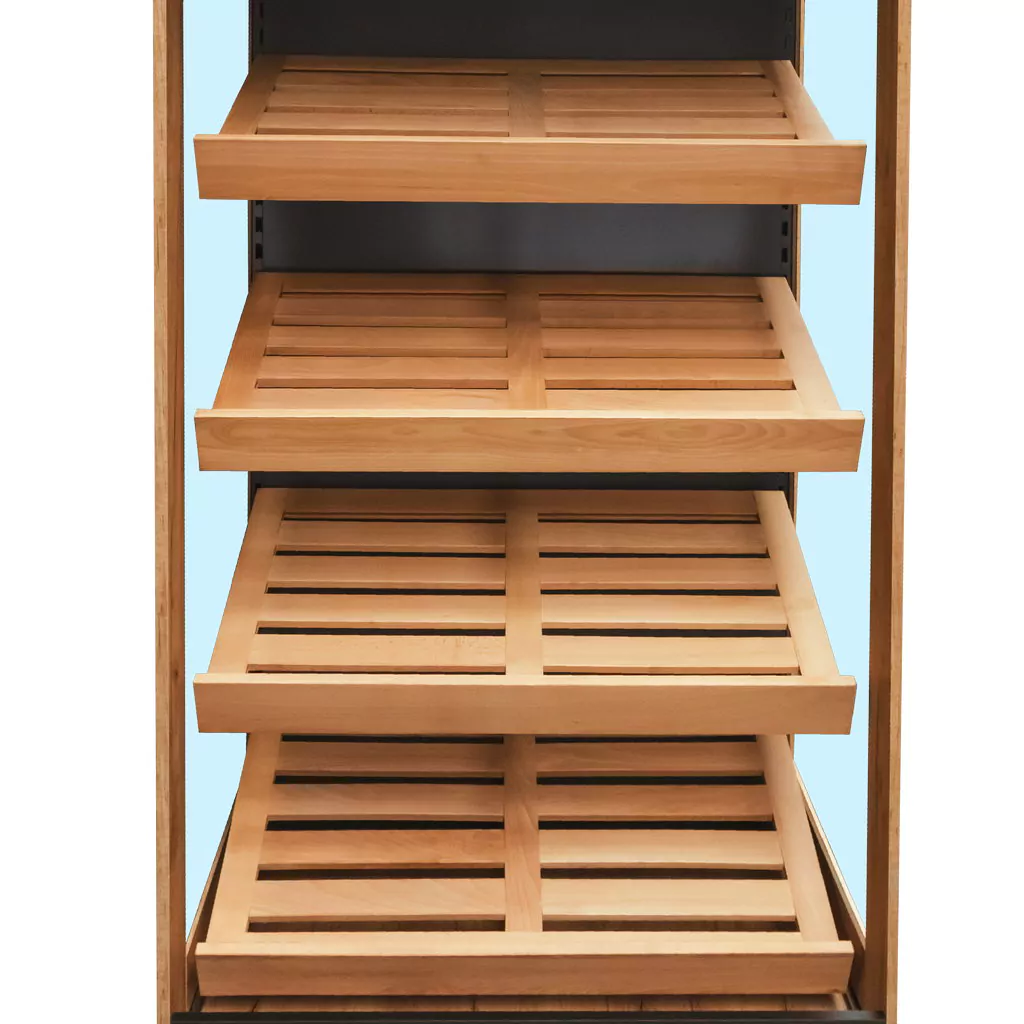 Raft paine modul deschis 205cm, stejar kraft [1]