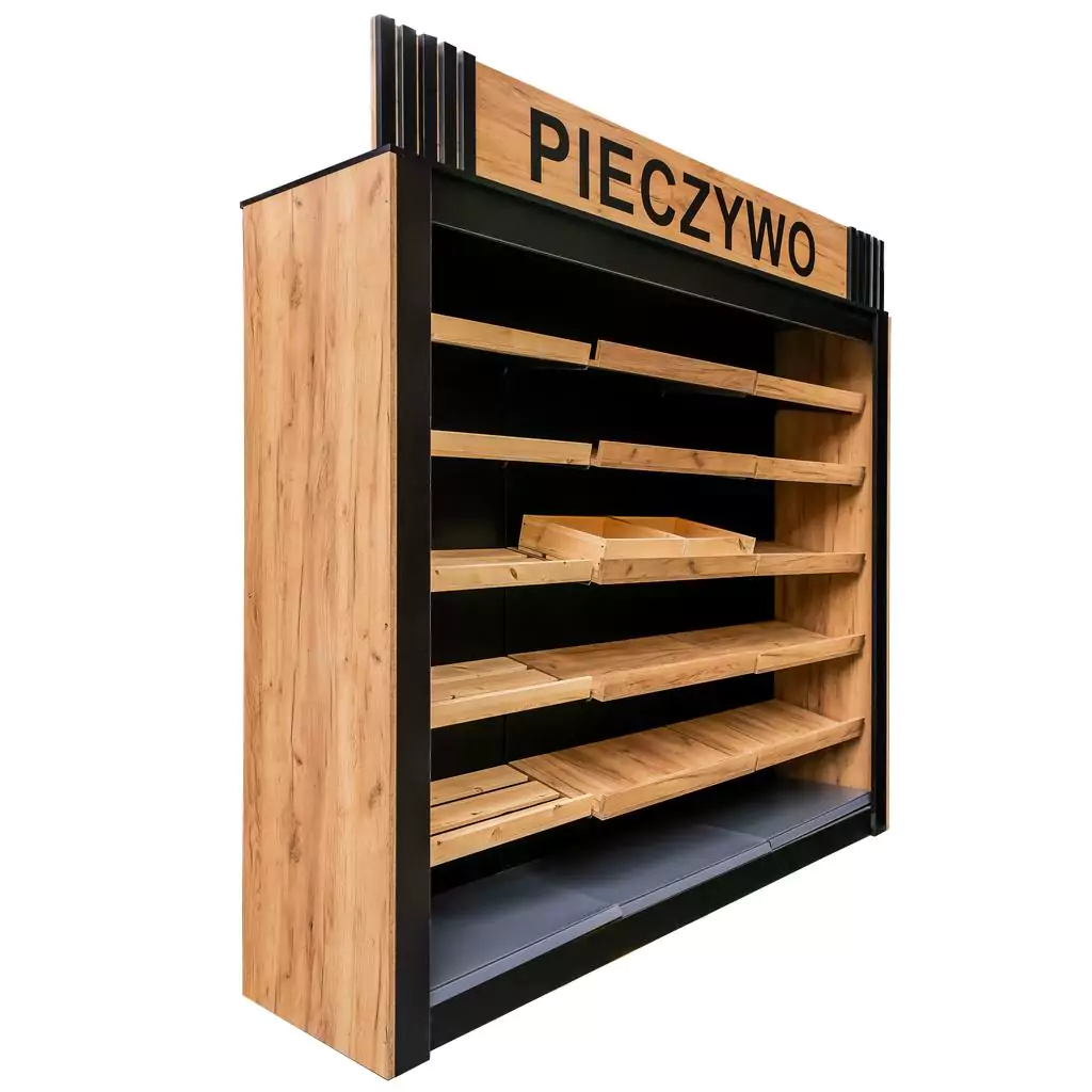 Raft paine modul deschis 244cm, stejar kraft [7]