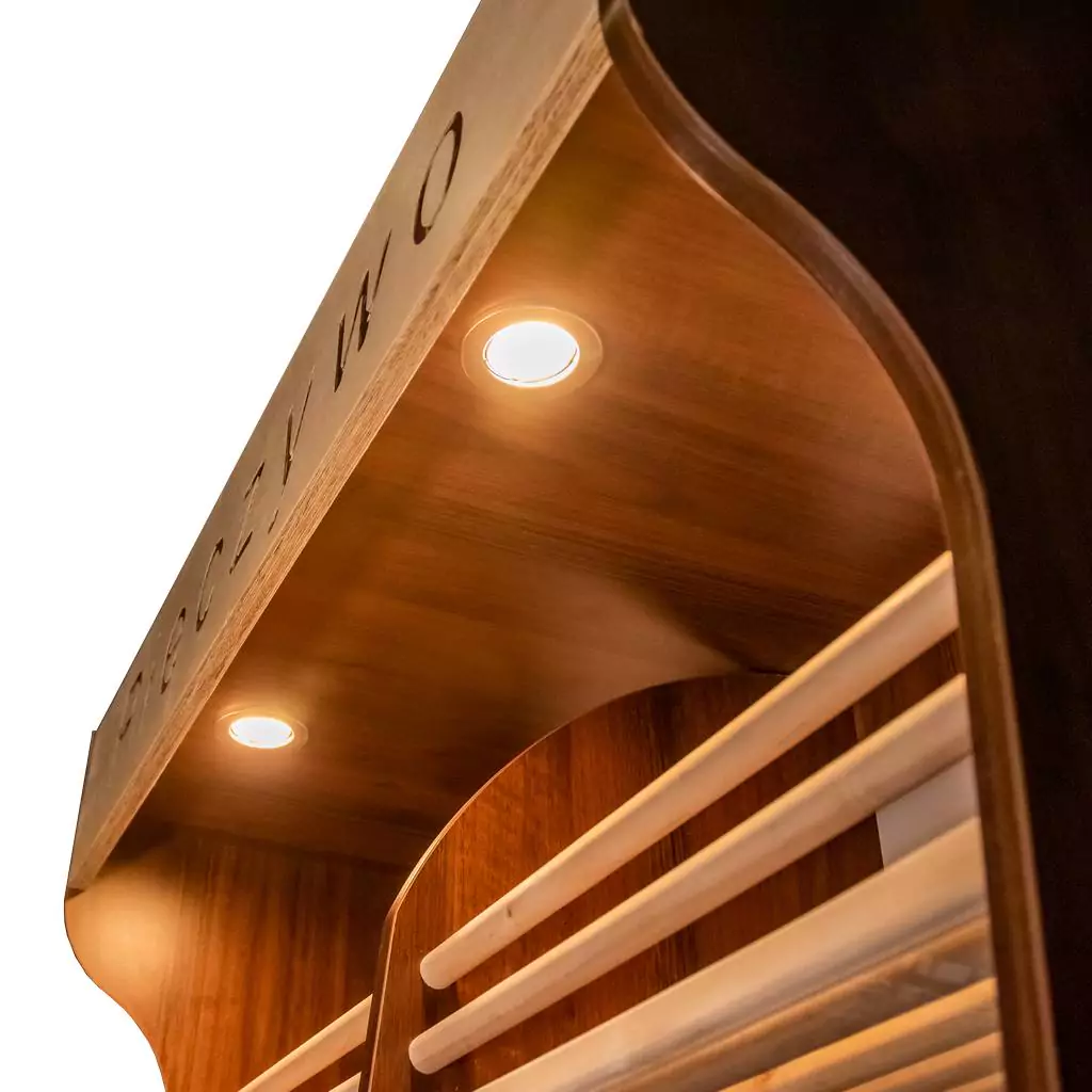 Raft paine plexiglas, iluminare, 200cm, nuc eco [2]