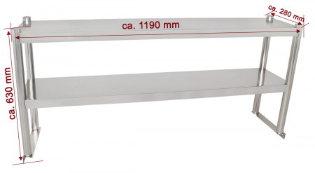 Raft superior pentru masa de lucru 1200 mm BTA-120 [2]