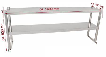 Raft superior pentru masa de lucru 1500 mm BTA-150 [1]