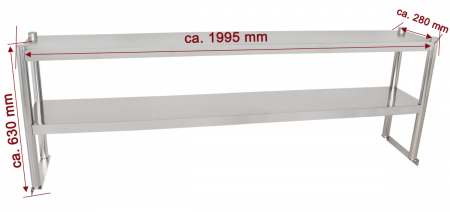 Raft superior pentru masa de lucru 2000 mm BTA-200 [1]