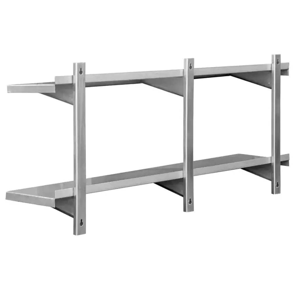 Raft suspendat dublu inox 100x30cm [3]