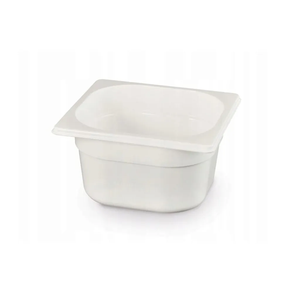 Cuve policarbonat - Recipient gastronorm GN 1/6, policarbonat alb, 1 l