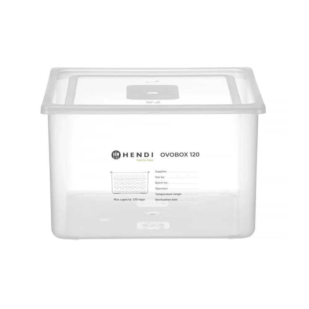 Tavi gastronomice inox - Recipient OVOBOX 120, oua, GN 2/3, cu 8 tavi