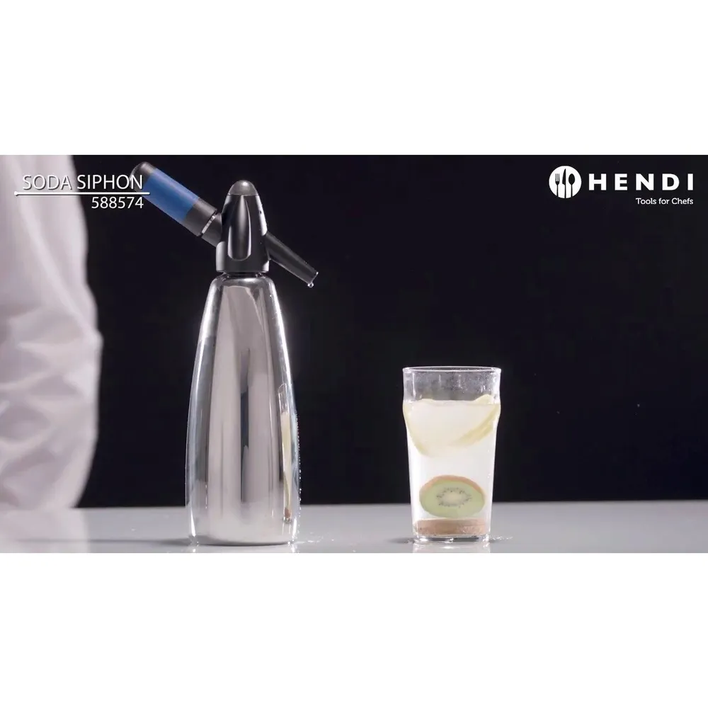 Recipient sifon din otel inoxidabil, 1 litru, cu CO2 [1]