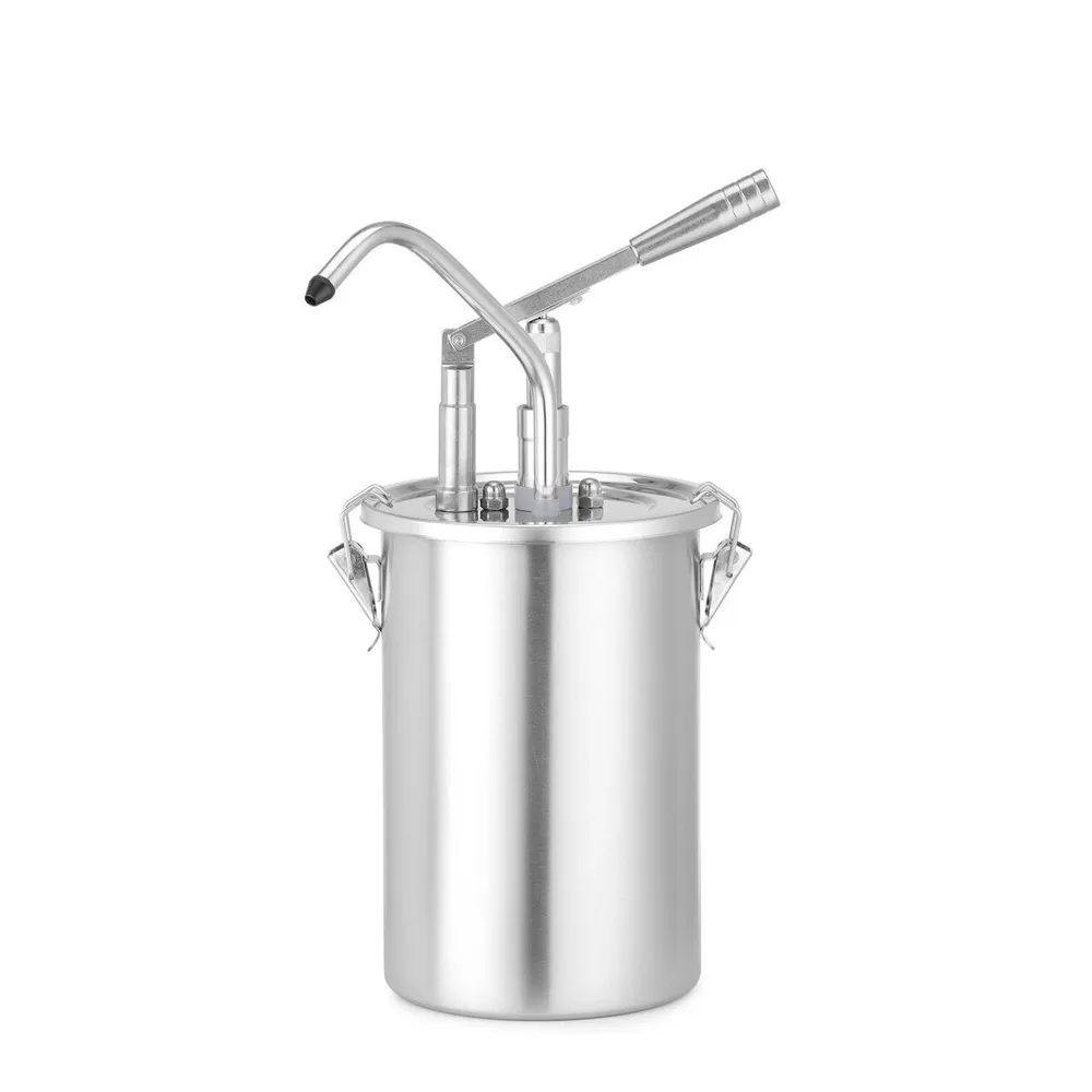 Ustensile patiserie-cofetarie - Recipient sos inox cu distribuitor, 4.5l, portie 35 ml