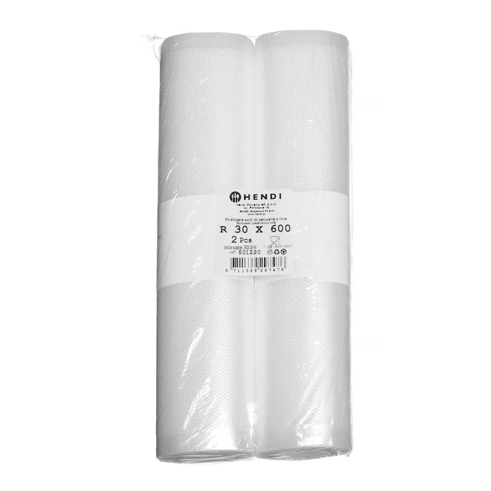 Accesorii - Role pungi gofrate vacuum, 2 buc, 300x6000 mm, fara BPA