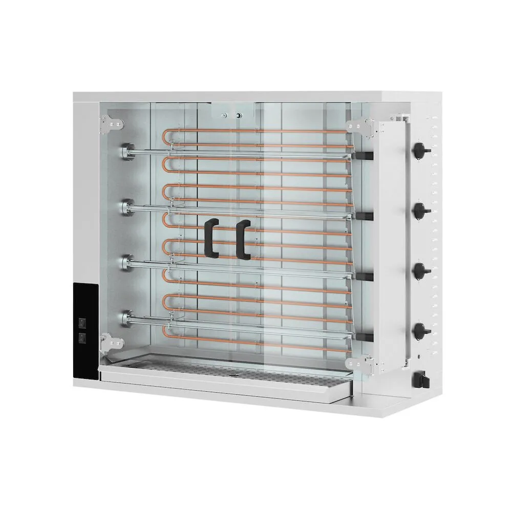 Rotisoare profesionale - Rotisor electric, 4 nivele, 12000W, 16-20 pui, inox