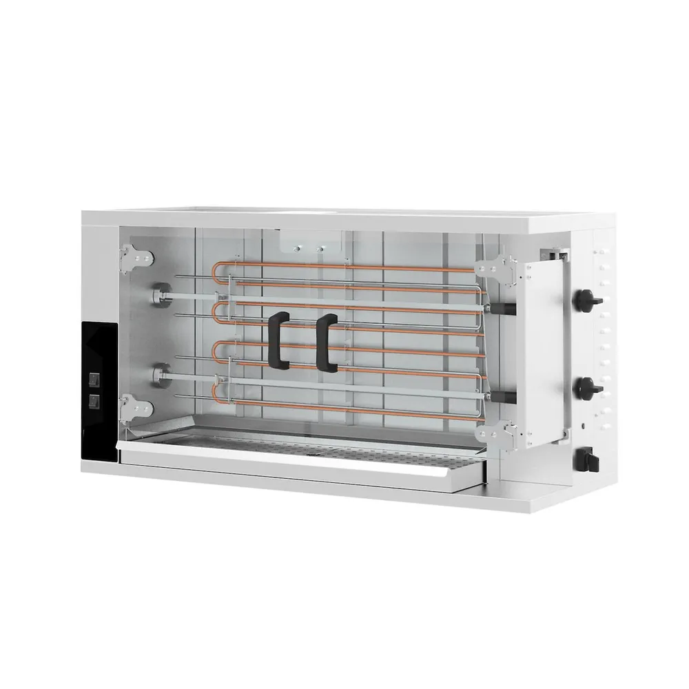 Rotisoare profesionale - Rotisor electric profesional, 2 nivele, 6000W, inox