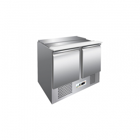 Echipamente Frigorifice - Saladeta 2 usi cu 3 GN 1/1 cu capac, +2+8°C