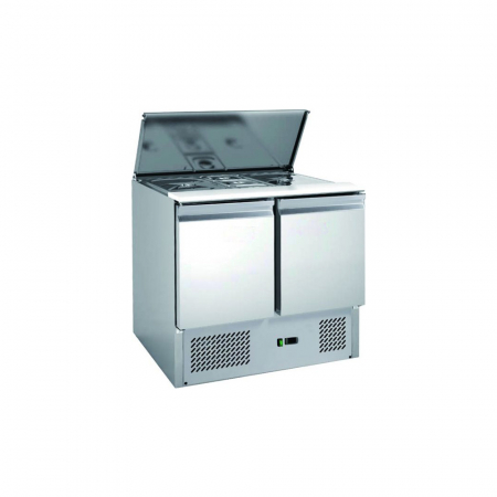 Echipamente Frigorifice - Saladeta inox cu 2 usi, 2 GN 1/1 + 3 GN1/6, 240 litri, +2+8°C FORCOLD