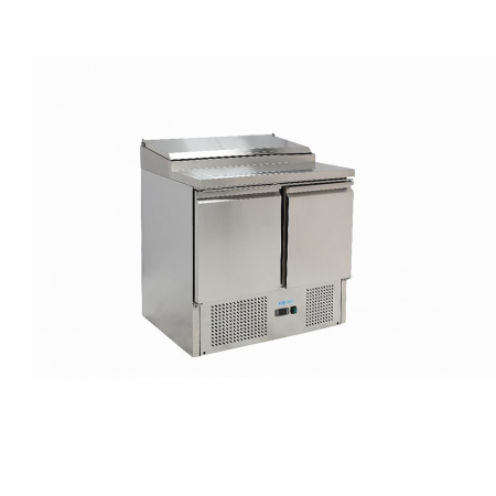 Echipamente Frigorifice - Saladeta profesionala inox cu 2 usi, 5 GN1/6, 254 litri, +2+8°C FORCOLD
