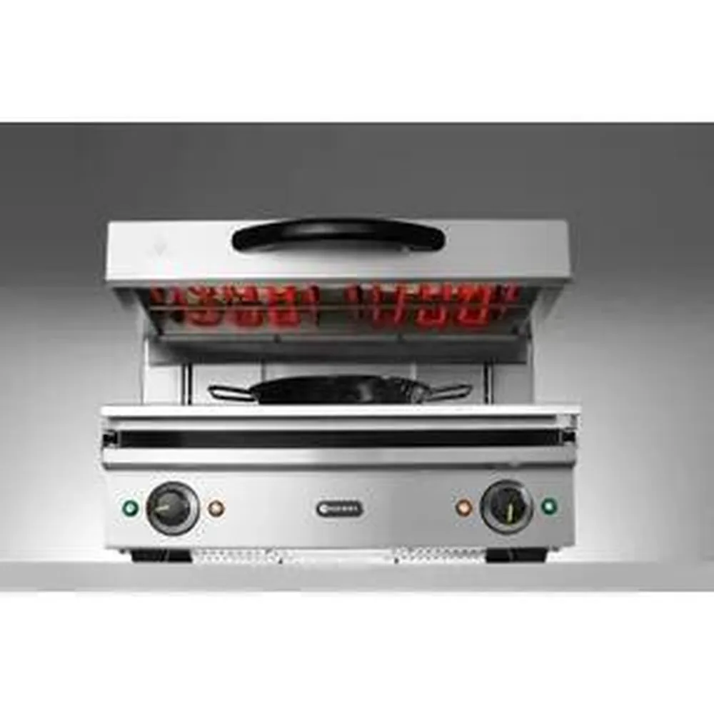 Salamander profesional, 3600W, 2 zone incalzire, inox [1]