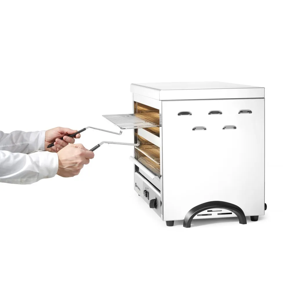 Salamandra cuart Maxi, 4500W, 9 arzatoare, 2 gratare [4]