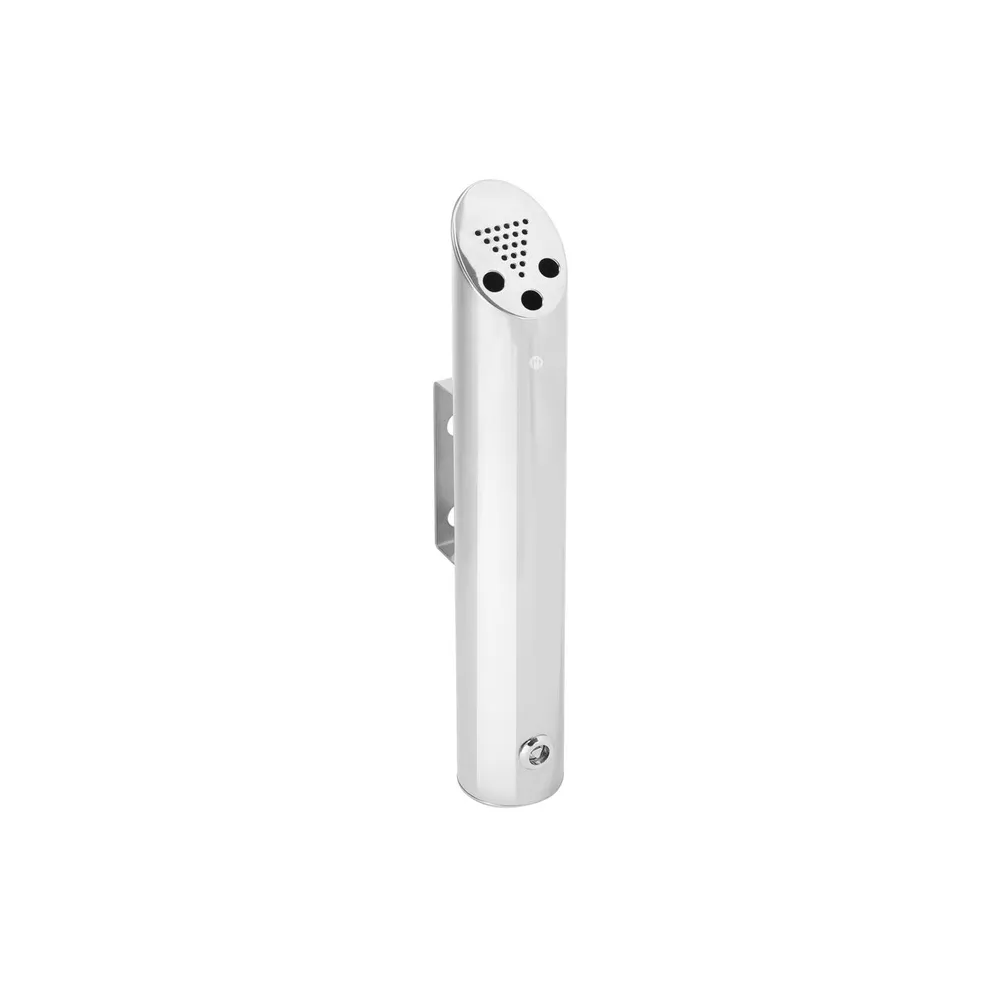 Cosuri gunoi inox - Scrumiera perete, inox 18/8, ø7.5x46 cm