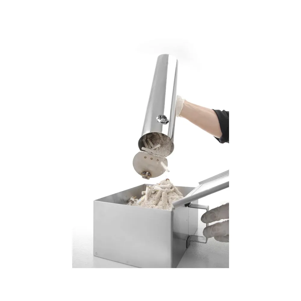 Scrumiera perete, inox 18/8, ø7.5x46 cm [3]