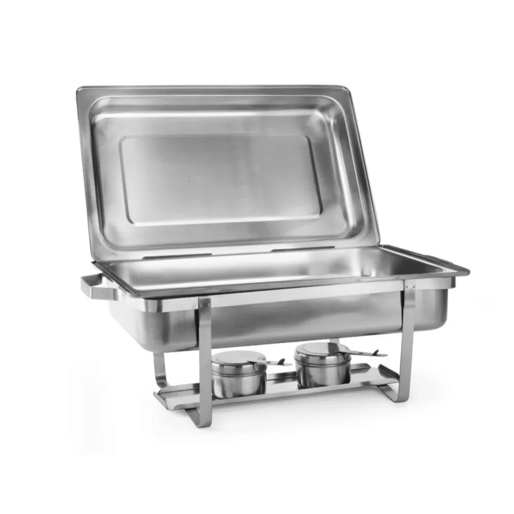 Autoservire - Set 2 chafing dish GN 1/1, inox, 9 L, pentru bufet