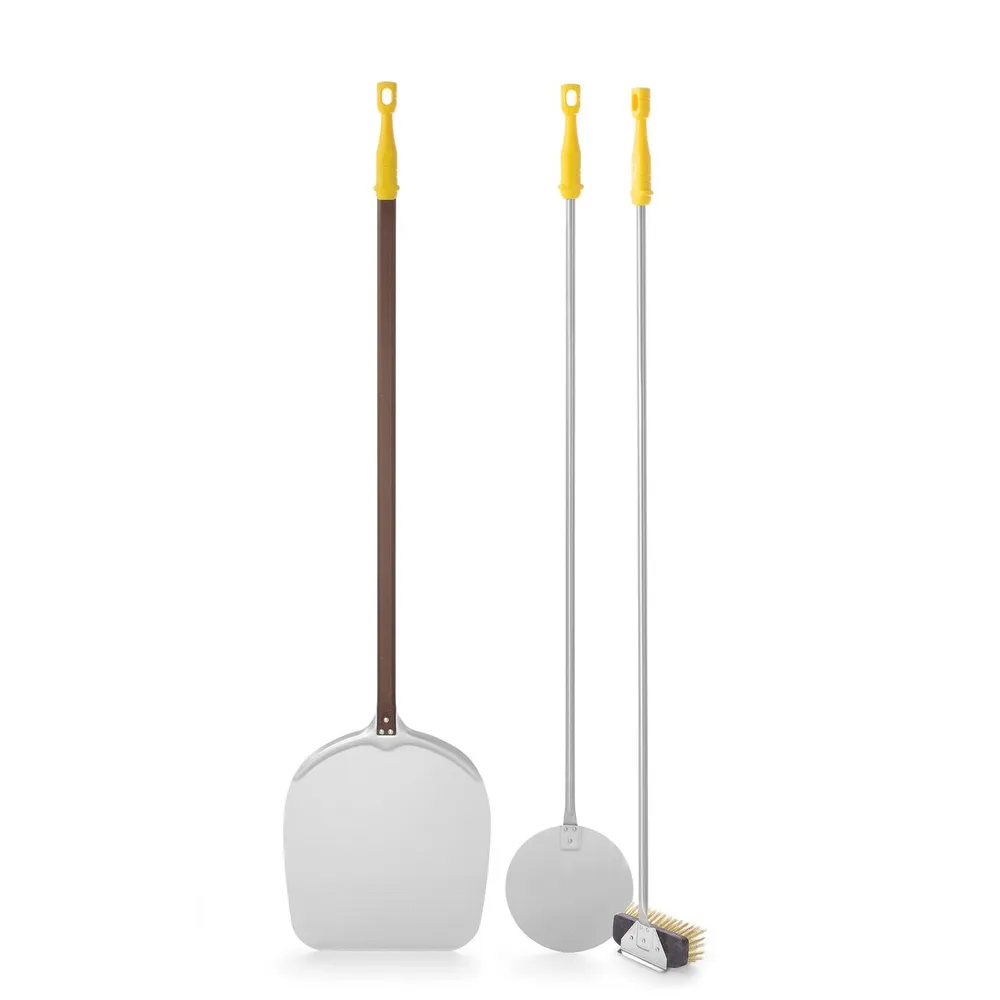 Accesorii pizza - Set 3 accesorii pizza, manere 1350 mm, paleta si perie