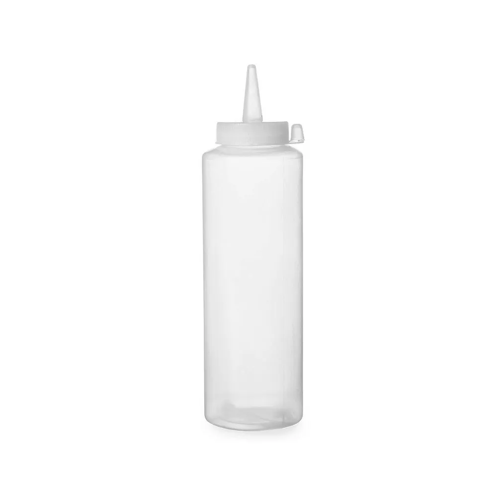 Echipamente Pizza - Set 3 sticle dozatoare, 0.70L, transparente, polietilena
