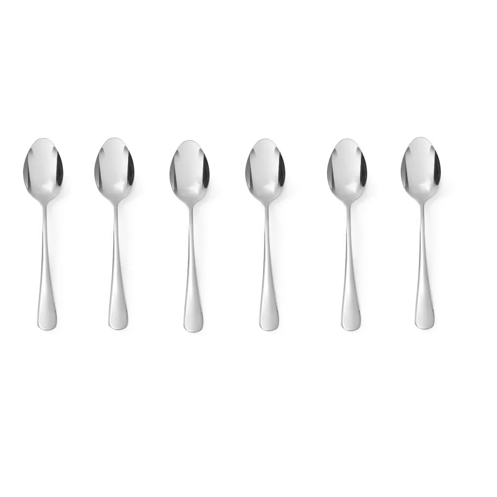 Autoservire - Set 6 lingurite de desert din inox, 186 mm, finisaj oglinda