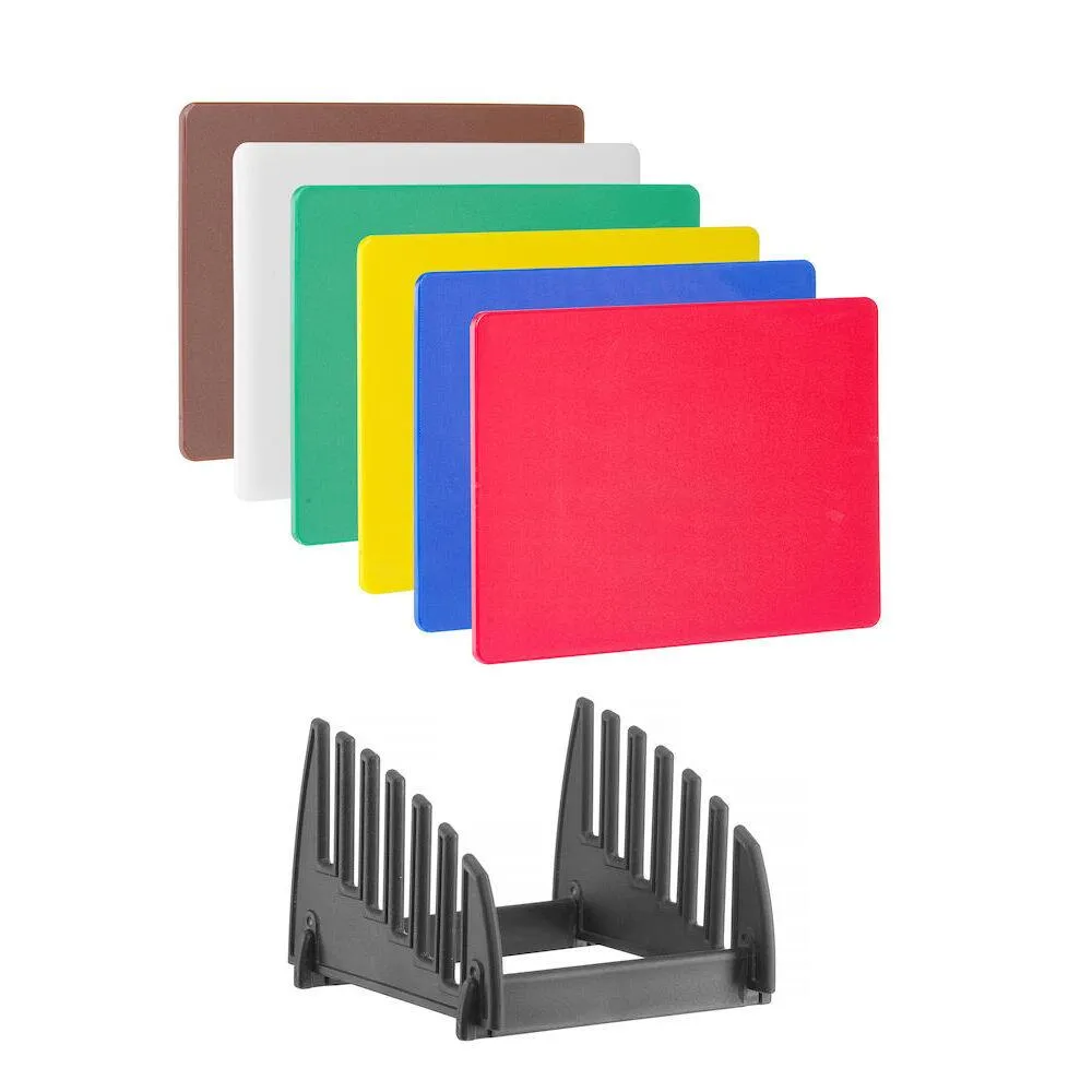 Set 6 placi taiat HACCP, 450x300 mm, cu suport [2]