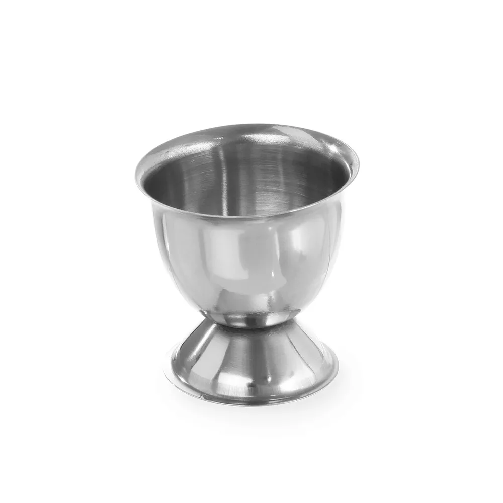 Autoservire - Set 6 suporturi din inox pentru ou fiert, 50x45 mm