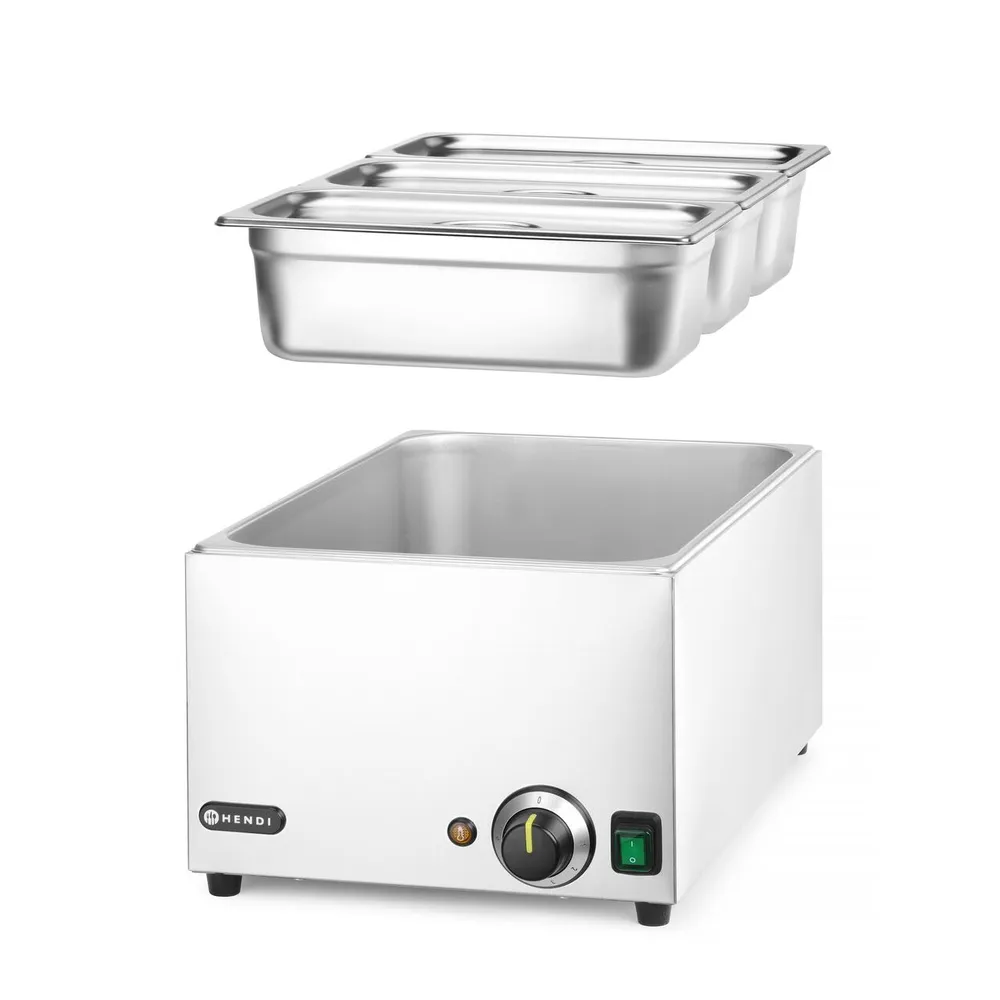 Set Bain-marie Ranger GN 1/1, 1000W cu 3 vase GN 1/3 [2]