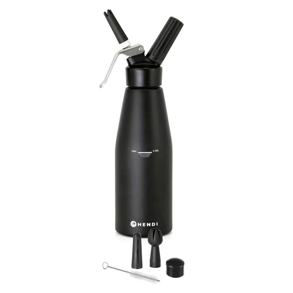 Sifon frisca Kitchen Line negru, 0.95L, aluminiu [1]