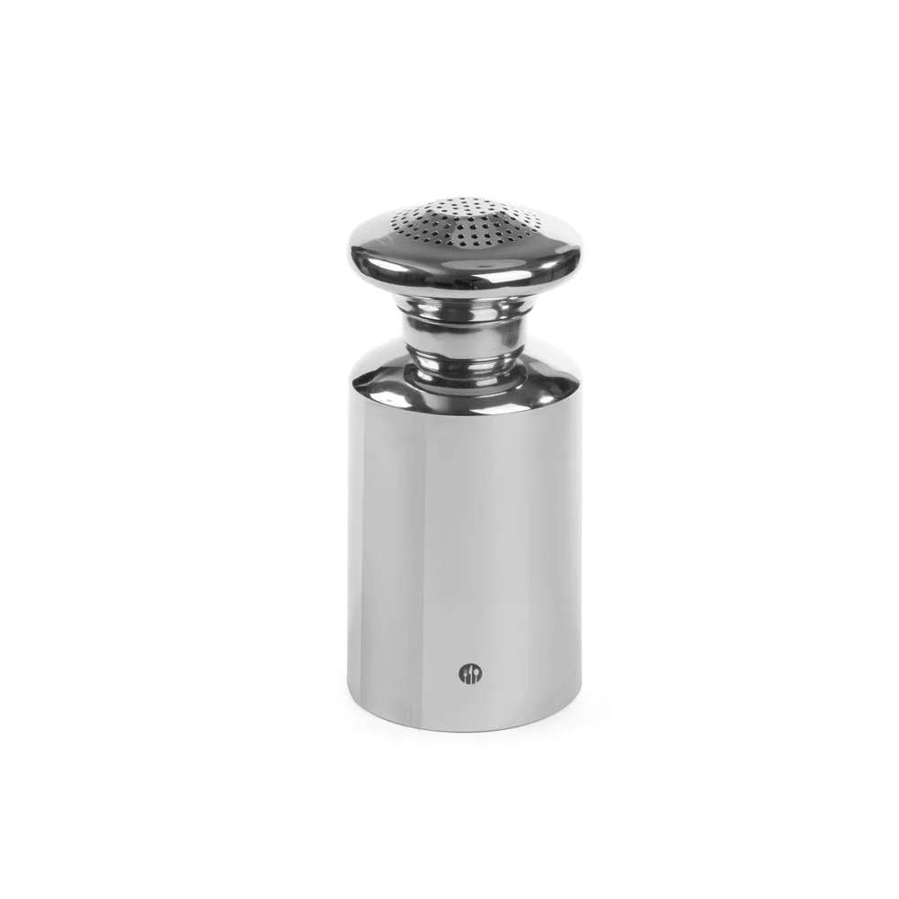 Ustensile bucatarie - Solnita sare inox, Ø80x175 mm, cu capac cu filet