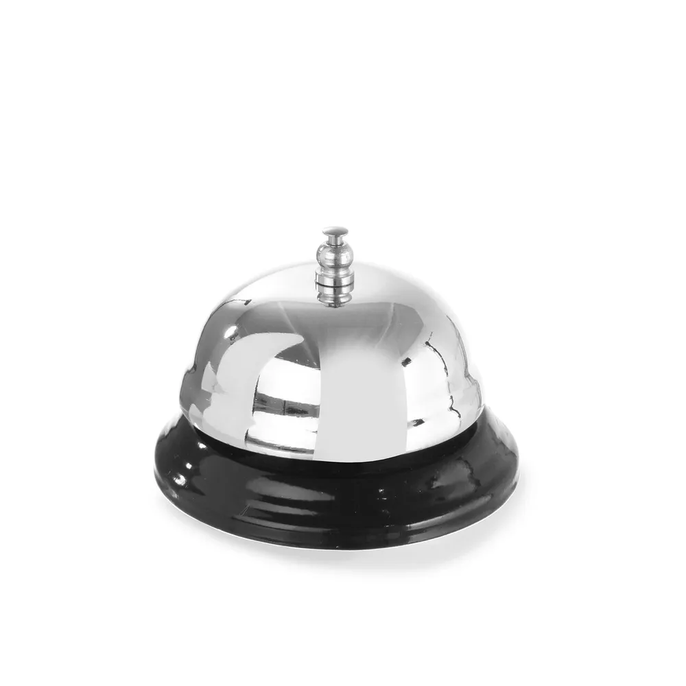 Autoservire - Sonerie receptie 85x60 mm, din otel placat cu crom