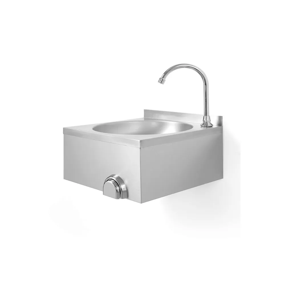 Spalator maini - Spalator cu actionare la genunchi, inox, Ø 350 mm