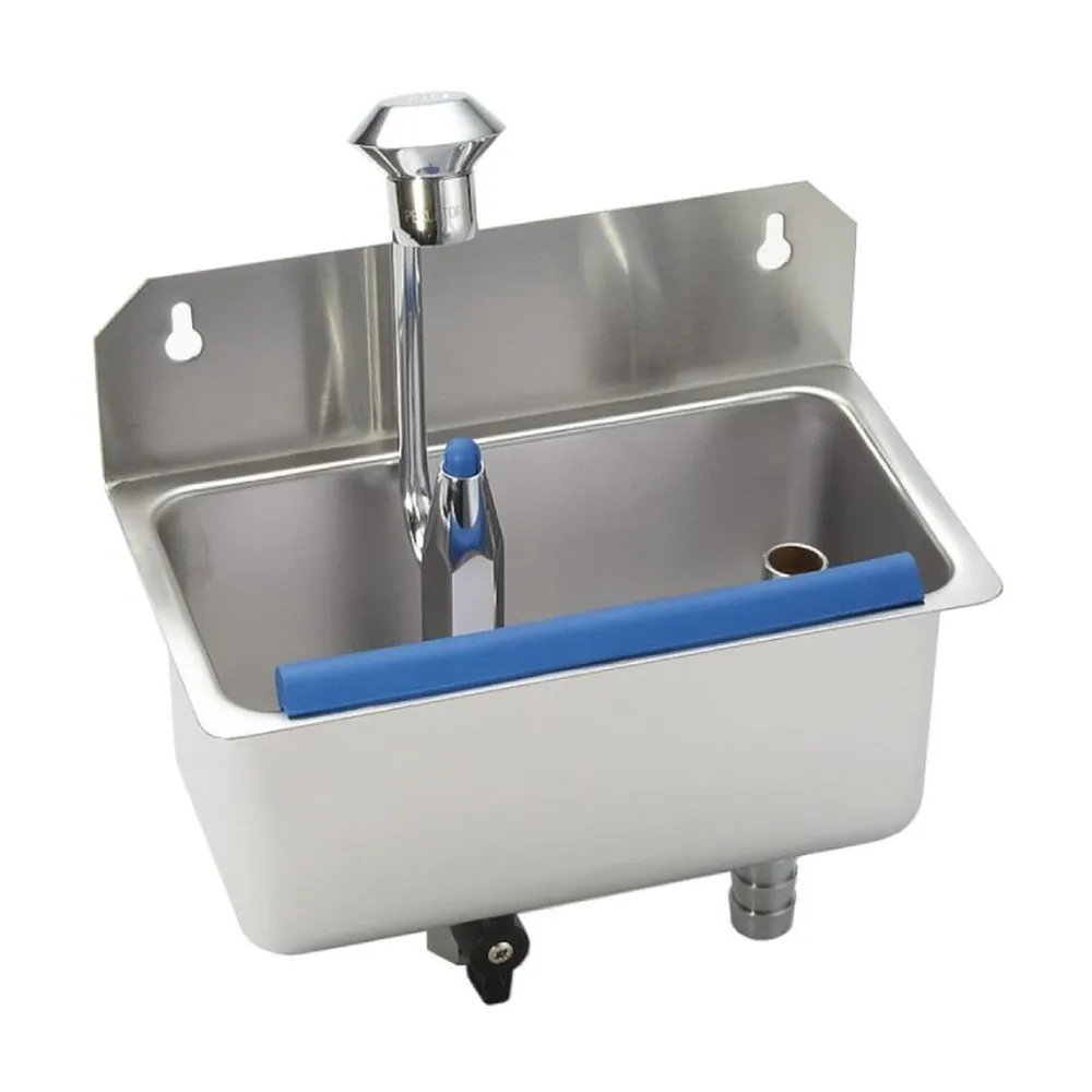 Accesorii gelaterie - Spalator cupe inghetata, inox, 22x12x9 cm