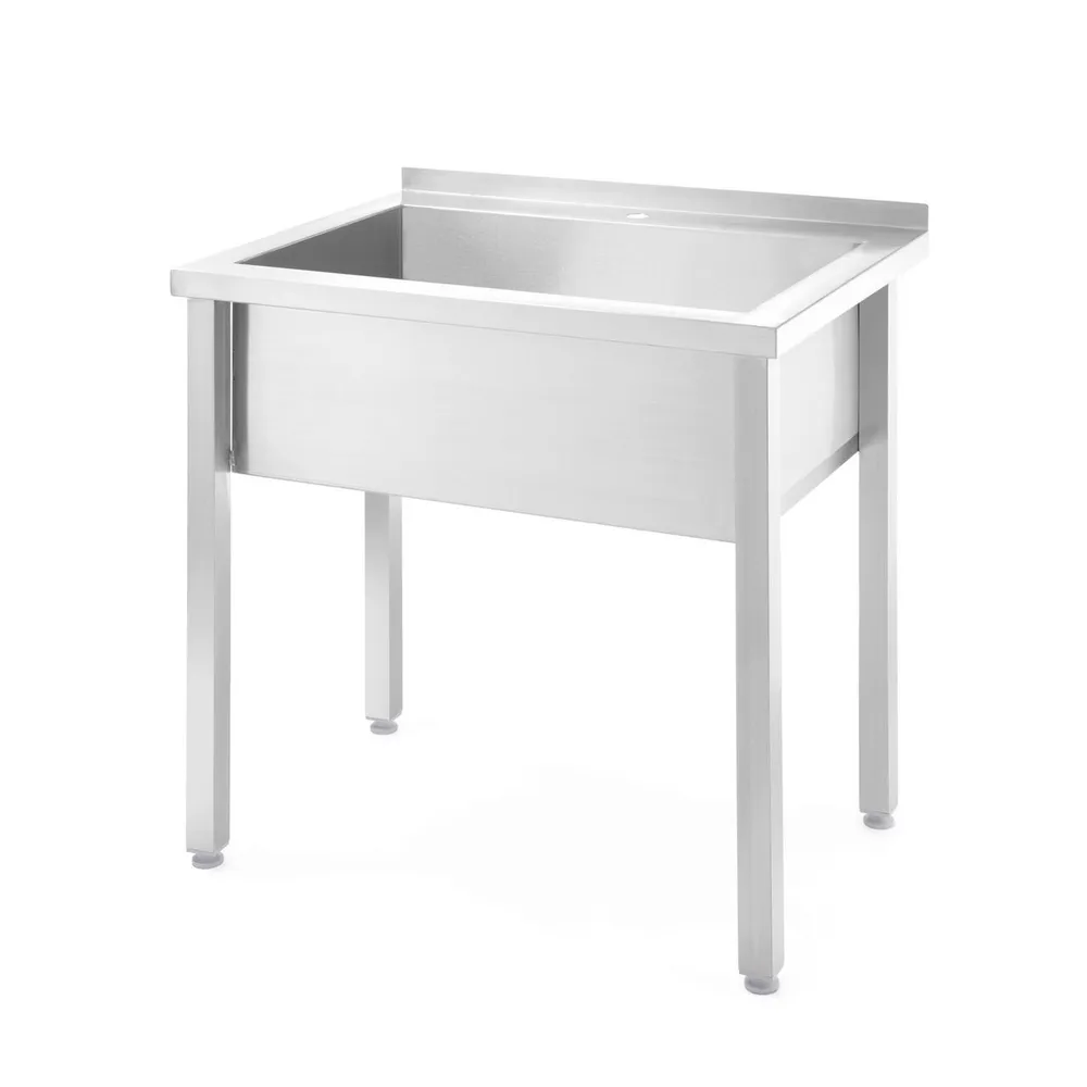 Spalatoare inox cu 1 cuva - Spalator cuva mare Budget Line, inox, 80x60x85 cm