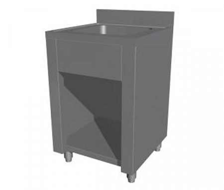 Spalatoare inox cu 1 cuva - Spalator tip dulap din inox cu o cuva