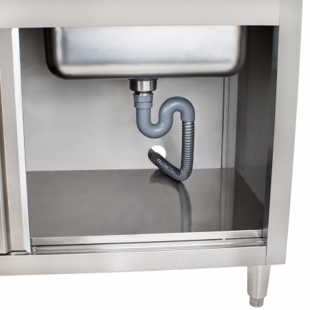 Spalator inox cu 1 cuva cu picurator 1170x600x950 mm GSB120 [6]