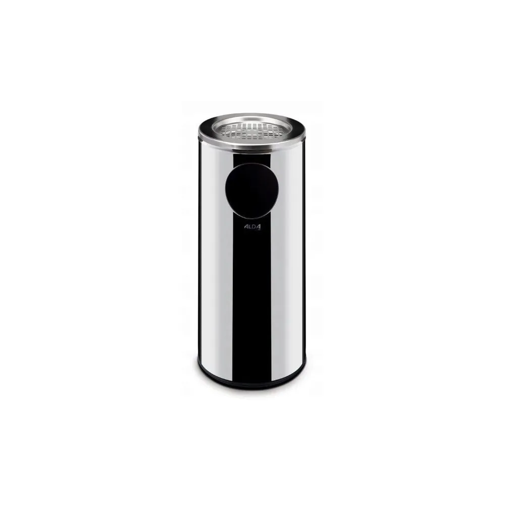 Cosuri gunoi inox - Stand cos gunoi si scrumiera, inox, 33L