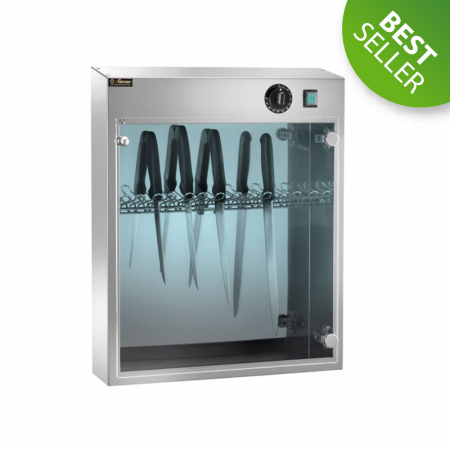Sterilizatoare cutite - Sterilizator cutite profesional 10 cutite cu UV, 430x160x640(h) mm, SUV10