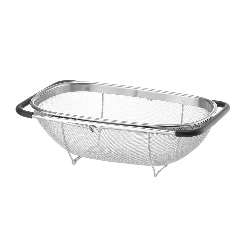 Accesorii - Strecuratoare extensibila inox, manere cauciuc, 545 mm latime