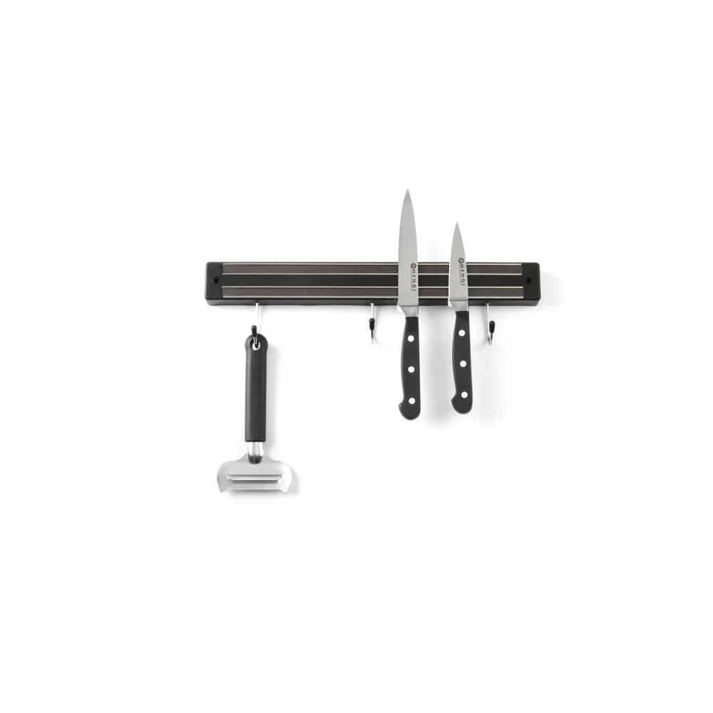 Cutite bucatarie - Suport magnetic pentru cutite, 60 cm, cu 6 carlige