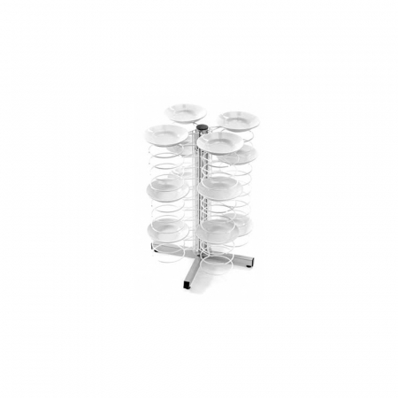 Carucioare farfurii - Suport pentru 48 farfurii, Ø 25/31cm, 700x700x830(h) mm, CA1436G